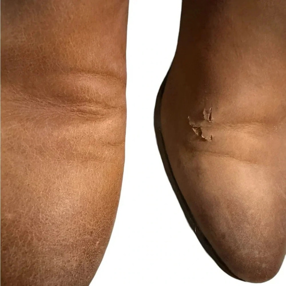 🤎 CLARKS “Spye Comet” Leather Ankle Booties Sz 9.5 🤎 - Picture 4 of 5